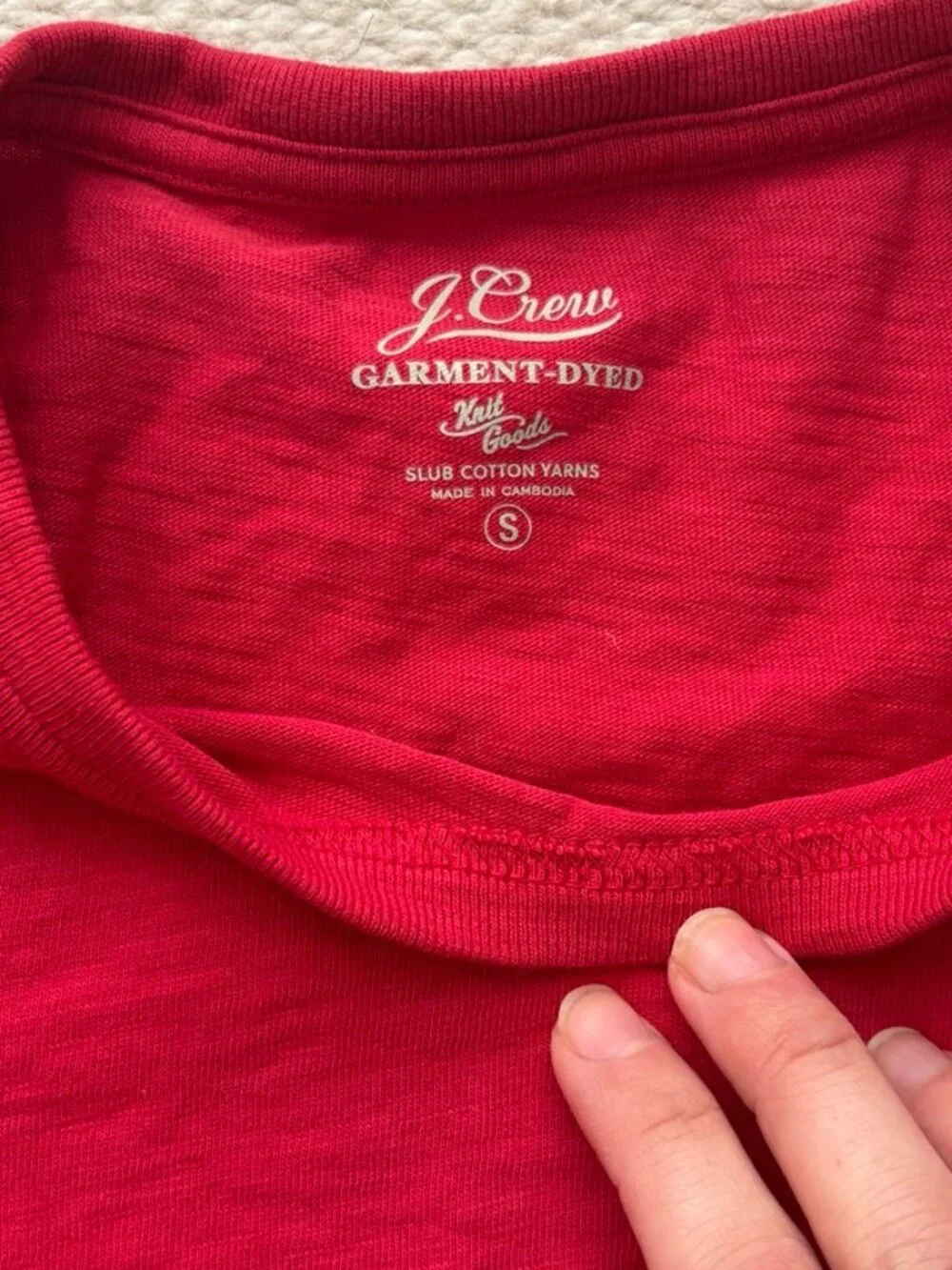 J Crew Garment Dyed T-Shirt